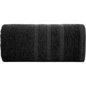 Ręczniki - Ręcznik Milo (17) 50 x 90 cm Czarny - miniaturka - grafika 1