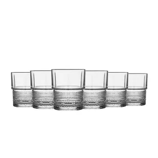 Komplet szklanek do whisky Bormioli Rocco Bartender Novocento 370 ml 6 sztuk - Szklanki - miniaturka - grafika 1