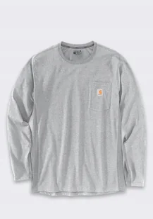 Koszulka Carhartt Force Midweight Pocket Grey - Koszulki męskie - miniaturka - grafika 1