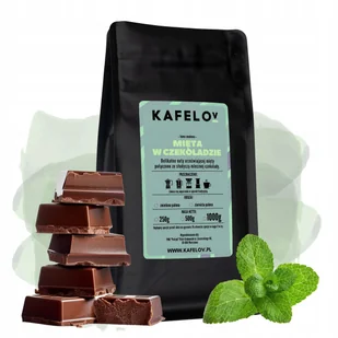 Kawa Kafelov MIĘTA W CZEKOLADZIE 1000G MIELONA - Kawa - miniaturka - grafika 1