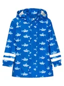 Kurtki i płaszcze dla chłopców - Playshoes Kurtka przeciwdeszczowa w kolorze niebieskim - miniaturka - grafika 1