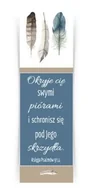 Zakładki do książek - Zakładka duża - Okryję cię swymi piórami - Szaron - miniaturka - grafika 1