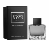 Wody i perfumy męskie - Antonio Banderas Seduction in Black Woda toaletowa 100ml - miniaturka - grafika 1