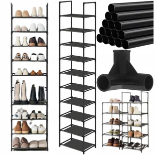 Stojak nan buty Pinna czarny - Szafki na buty - miniaturka - grafika 2