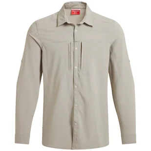 Koszula męska Craghoppers NosiLife Pro Long Sleeved Shirt V Rozmiar: XL / Kolor: beżowy - Koszulki sportowe męskie - miniaturka - grafika 1