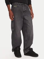 Spodnie męskie - DC Jeansy Worker Carpenter Bac EDYDP03432 Czarny Baggy Fit - miniaturka - grafika 1