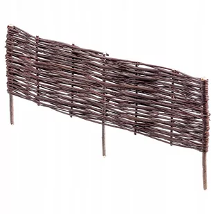Palisada ogrodowa wiklinowa Sand 100 x 40 cm - Ogrodzenia - miniaturka - grafika 1
