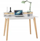 Biurka - Biurko Eleganckie Do Gabinetu Biura Szuflady Nowoczesne Duże Komputerowe - miniaturka - grafika 1