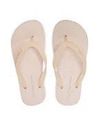 Klapki i japonki damskie - Calvin Klein Jeans Japonki Beach Sandal Flatform Logo YW0YW01092 Różowy - miniaturka - grafika 1