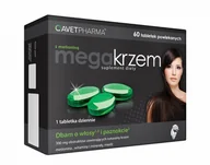 Włosy, skóra, paznokcie - AVET Mega krzem z metioniną x 60 tabl powlekanych - miniaturka - grafika 1