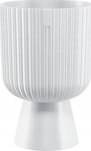 Osłonka biała 26,5x17,8cm ECO uniwersalna plastikowa gazon Keli