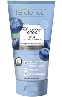 Bielenda Blueberry C-TOX Nawilżająco - Rozświetlający Mus Do Mycia Twarzy 135g - Kosmetyki do mycia twarzy - miniaturka - grafika 2