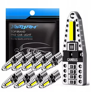 10x Żarówki Led W5w T10 Postojówki B.mocne Canbus - Żarówki samochodowe - miniaturka - grafika 1