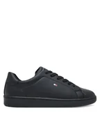 Buty dla chłopców - Tommy Hilfiger Sneakersy Low Cut Lace-Up T3X9-34073-1355 Czarny - miniaturka - grafika 1
