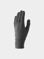 Rękawiczki - 4F Rękawiczki dzianinowe Touch Screen uniseks - szare XS - miniaturka - grafika 1