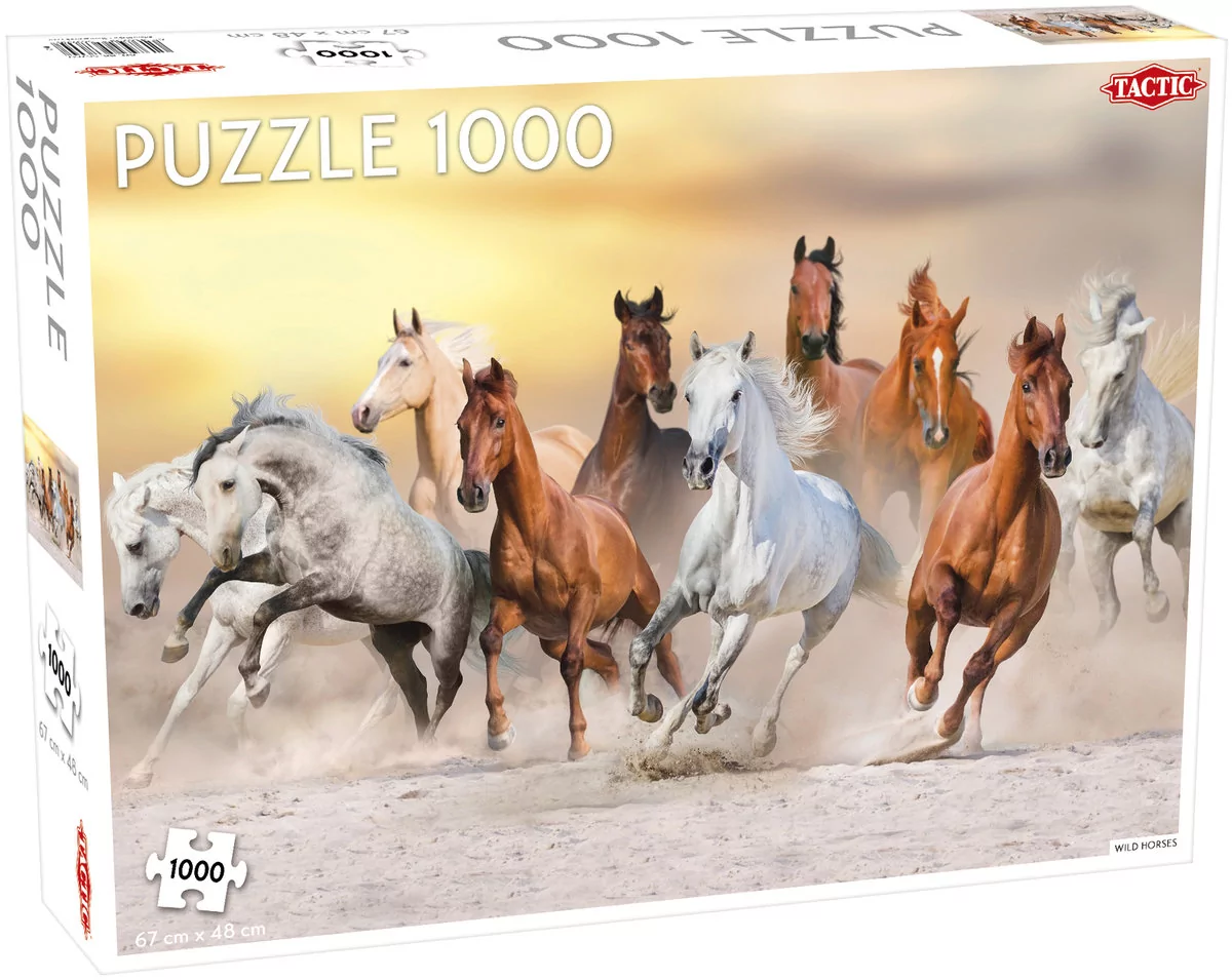 Tactic Puzzle 1000el Animals: Wild Horses