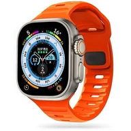 Akcesoria do smartwatchy - Pasek do APPLE WATCH 4 / 5 / 6 / 7 / 8 / SE (38 / 40 / 41 MM) Tech-Protect Iconband Line pomarańczowe - miniaturka - grafika 1