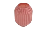 Wazony i flakony - Wazon szklany 23 cm różowy AP163657 - miniaturka - grafika 1
