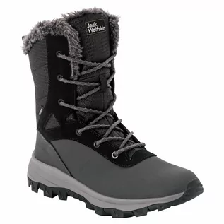 Buty trekkingowe damskie - Damskie buty zimowe Jack Wolfskin EVERQUEST TEXAPORE SNOW HIGH W phantom / black - 36 - grafika 1