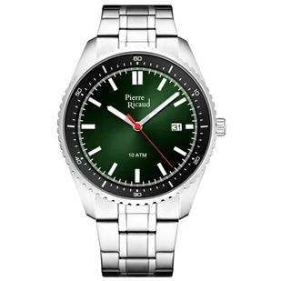 Zegarek Zegarek Męski Pierre Ricaud P6052.Y110Q srebrny - Zegarki męskie - miniaturka - grafika 1