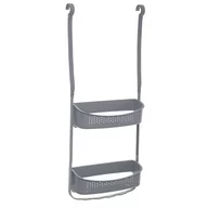 Półki łazienkowe - FENIKS 5five Simply Smart łazienkowa z przyssawkami 2 półki szara 160922B - miniaturka - grafika 1