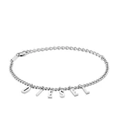 Koszulki i topy damskie - DIESEL Uniseks bransoletka/łańcuszek na stopę ze stali nierdzewnej, DX1493040, Length: 165mm+85mm, Width: 9.4mm, Stal nierdzewna, No Gemstone - miniaturka - grafika 1