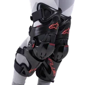 Akcesoria motocyklowe - Ochraniacze Kolan Alpinestars Fluid Pro Czarno-Czerwone S-L - miniaturka - grafika 1