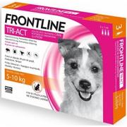 Artykuły przeciw pasożytom - Frontline Tri-Act S roztwór do nakrapiania dla psów 5-10 kg - 1 pipeta - miniaturka - grafika 1