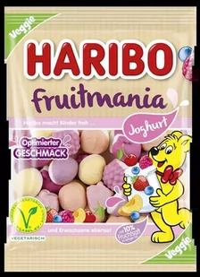 Haribo Fruitmania Joghurt Żelki Vege 160 g - Żelki - miniaturka - grafika 1