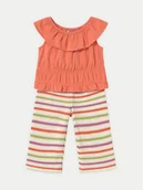 Bluzki damskie - Mayoral Komplet bluzka i spodnie 1575 Kolorowy Regular Fit - miniaturka - grafika 1