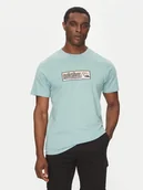 Koszulki męskie - Quiksilver T-Shirt EQYZT08040 Turkusowy Regular Fit - miniaturka - grafika 1