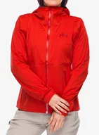 Kurtki damskie - Kurtka przeciwdeszczowa damska Helly Hansen Momentum 3L Stretch Jacket - alert red - miniaturka - grafika 1