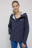 Kurtki i kamizelki sportowe damskie - Columbia kurtka outdoorowa Omni-Tech Ampli-Dry kolor granatowy przejściowa - miniaturka - grafika 1