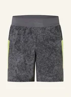 Spodenki damskie - Under Armour Szorty Do Biegania 2 W 1 Ua Launch Elite grau - miniaturka - grafika 1