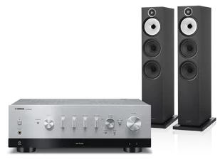 Yamaha R-N1000A (srebrny) + 603 S3 (czarny) - Zestawy stereo - miniaturka - grafika 1