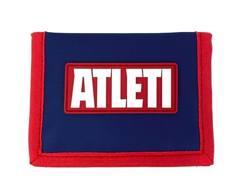 CyP Brands Atletico Madryt, portfel, portfel, portfel, akcesoria, piłka nożna, niebieski, oficjalny produkt, Niebieski, Estandar