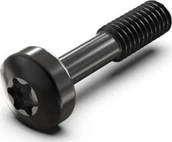 Akcesoria do monitoringu - SCHROFF Śruba kołnierzowa SCHROFF, Torx M2,5 x 12,3 mm, stal czarna, 100 szt. - miniaturka - grafika 1