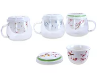 Kubki - Kubek szklany z ceramicznym sitkiem i przykrywką. - miniaturka - grafika 1