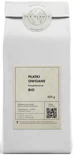 PŁATKI OWSIANE BEZGLUTENOWE BIO 600 g - THE PLANET - Płatki śniadaniowe i musli - miniaturka - grafika 1