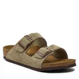 Buty dla chłopców - Klapki Birkenstock Arizona 1021704 D Taupe - grafika 1