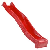 Place zabaw - Ślizg zjeżdżalnia 220 x 49 cm czerwona KBT - miniaturka - grafika 1