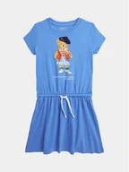 Sukienki i spódniczki dla dziewczynek - Polo Ralph Lauren Sukienka codzienna 312934978001 Niebieski Regular Fit - miniaturka - grafika 1