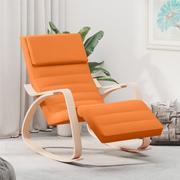 Fotele - vidaXL Fotel bujany, ciemnożółty, tapicerowany tkaniną - miniaturka - grafika 1