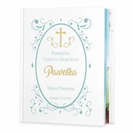 Pamiątka Chrztu Świętego - Murrano Historie opowieści biblijne z nadrukiem dla chłopca na chrzest KZ-HB-031 - miniaturka - grafika 1