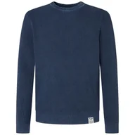 Swetry męskie - Sweter Męski PEPE JEANS Maddox PM702454 Granatowy - miniaturka - grafika 1