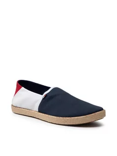 Espadryle męskie - Tommy Jeans Espadryle Essential Espadrille EM0EM00677 Czarny - grafika 1