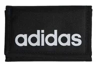 Portfele - Portfel ADIDAS Linear Wallet czarny Sportswear - miniaturka - grafika 1