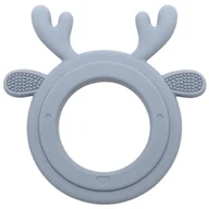 Gryzaki dla dzieci - Gryzak Renifer Silikonowy [Kolor Różowy] - miniaturka - grafika 1