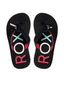 Buty dla dziewczynek - Roxy Japonki ARGL100281 Czarny - miniaturka - grafika 1