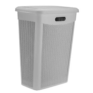 Kosz na bieliznę 43 l WILLOW szary jasny - Kosze na bieliznę - miniaturka - grafika 1